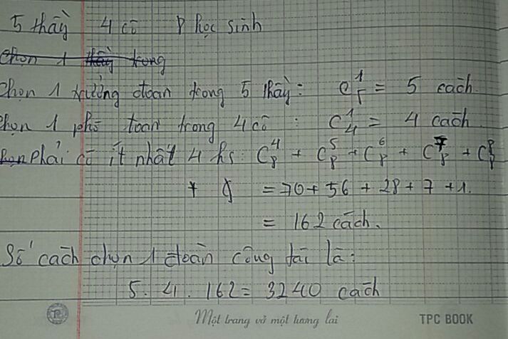 Ở Một Đoàn Trường Phổ Thông Có 5 Thầy Giáo - Cách Chọn Đoàn Công Tác Hiệu Quả